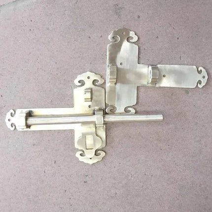 COTOM Safety Gate Latch Brass Solid Bolt Reinforced Durable Wooden Door Lock Garden Yard Slide Catch Lock Latch+8pcs Screws cotom-safety-gate-latch-brass-solid-bolt-reinforced-durable-wooden-door-lock-garden-yard-slide-catch-lock-latch-8pcs-screws