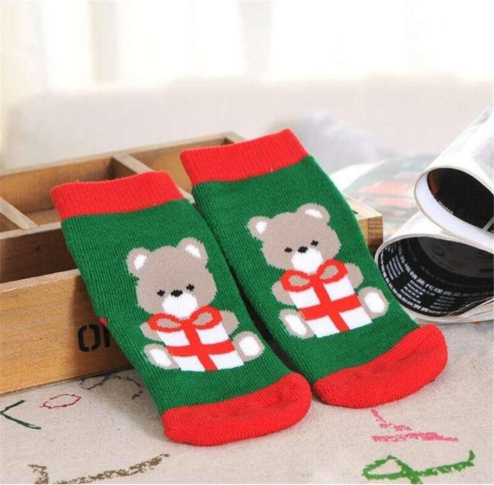 Cozy Christmas Cotton Baby Socks: Perfect Fit for Every Little One