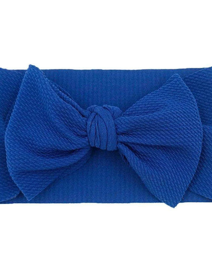 Chic Oversized Bow Turban Headband for Fashion-Forward Baby Girls