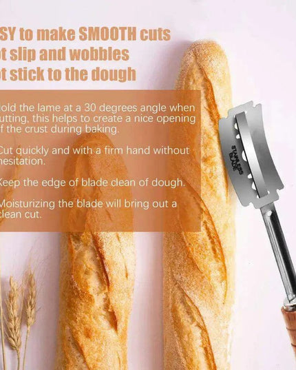 Professional Bread Scoring Kit with Protective Leather Case