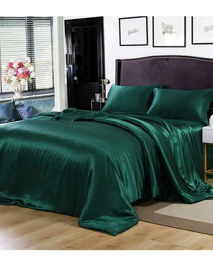 Premium 30MM Pure Mulberry Silk Duvet Cover - Custom Seamless Bedding Available in Multiple Sizes