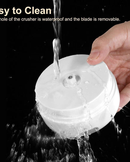 Compact Electric Garlic Chopper with Quick-Slice Technology and Adjustable Capacity