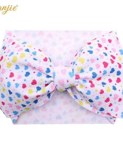 YANJIE 2023 Customizable Large Hair Bow Headband Set for Kids