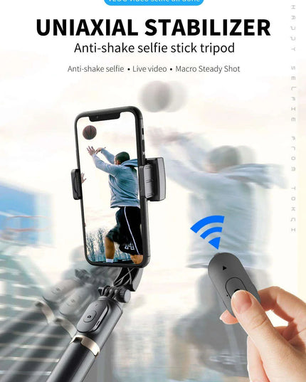 Smartphone Gimbal Stabilizer Kit with Bluetooth Tripod, Selfie Stick, and Remote Control