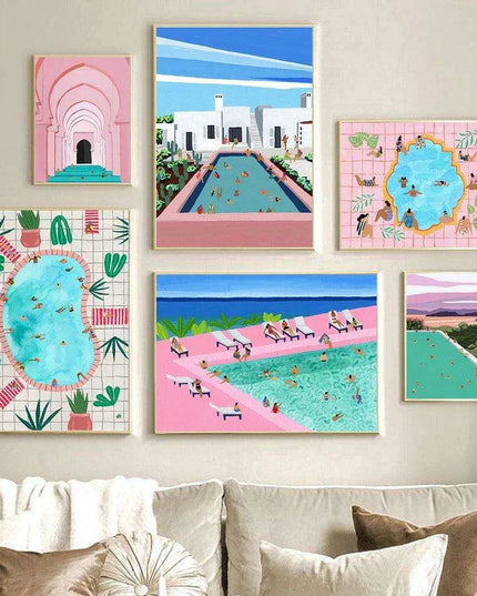 Tranquil Coastal Escape Canvas Art for a Serene Home Retreat