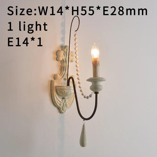 Nordic Elegance: Customizable Vintage Grey Wooden Chandelier