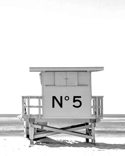 Tranquil Beachfront Paradise Canvas Art Print