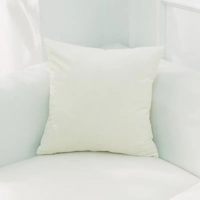 Plush Golden Velvet Pillow Cover Set - Perfect for Home, Vehicle, and Office Elegance