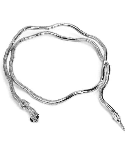 Edgy Bendy Snake Jewelry Set - Punk Chic for Everyone