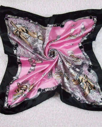 Elegant Satin Head Scarf: Versatile Wrap for Modern Women