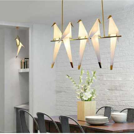 Nature-Inspired Nordic Bird Ceiling Lamp with Elegant Design