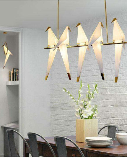 Nature-Inspired Nordic Bird Ceiling Lamp with Elegant Design