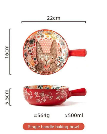 Whimsical Woodland Creatures Ceramic Dining Set for Enchanting Meals