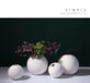 Sophisticated Ceramic Flower Vase Duo for Stylish Interior Upgrade - Two Size Options