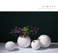 Elegant Ceramic Flower Vase Set for Home and Office Decor - 13 & 18cm Sizes