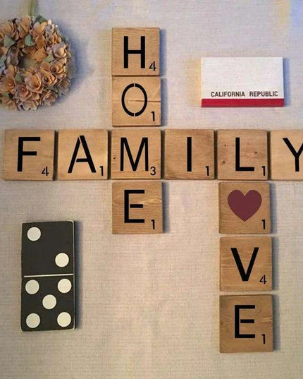 26-Piece Versatile Alphabet Stencil Set for Creative Crafts and Home Decor