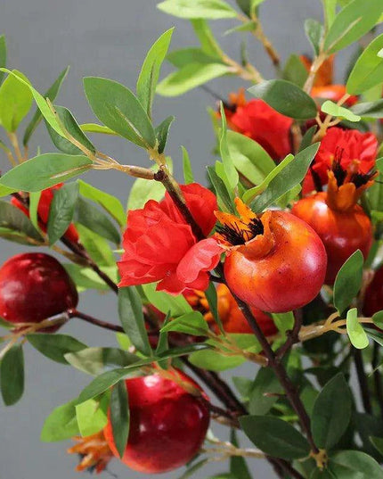 Artificial Flower Pomegranate Branch for Home Decor