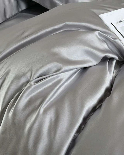 Premium 30MM Pure Mulberry Silk Duvet Cover - Custom Seamless Bedding Available in Multiple Sizes