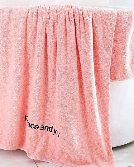 Extra-Large Coral Fleece Kids Bath Towel - Ultra-Soft Microfiber Comfort