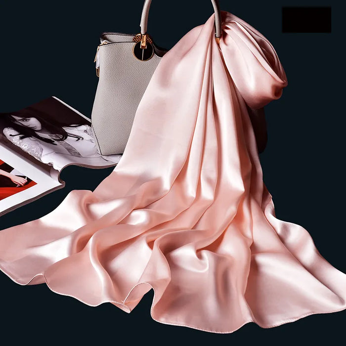 Luxurious Elegance: Pure Silk Scarf for Women