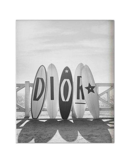 Tranquil Beachfront Paradise Canvas Art Print