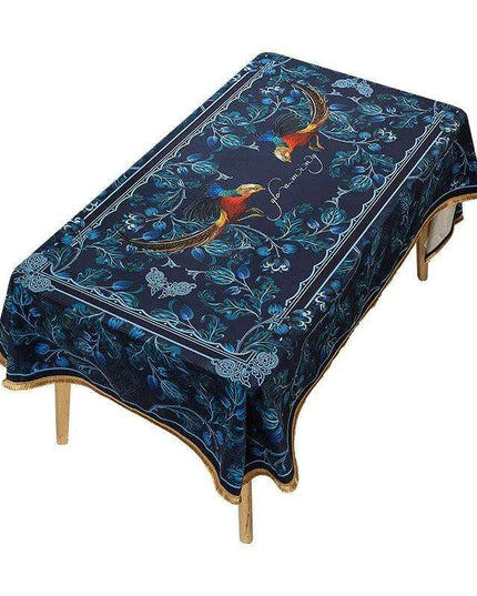 Luxurious Floral Velvet Tablecloth: Elevate Your Dining Experience