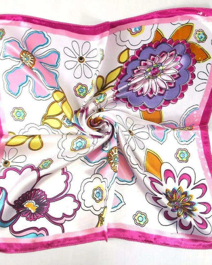 Elegant Satin Head Scarf: Versatile Wrap for Modern Women