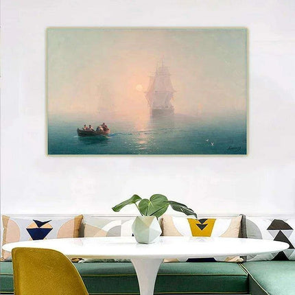Ocean Elegance: Nautical Warfare Coastal Art for Stylish Home Decor