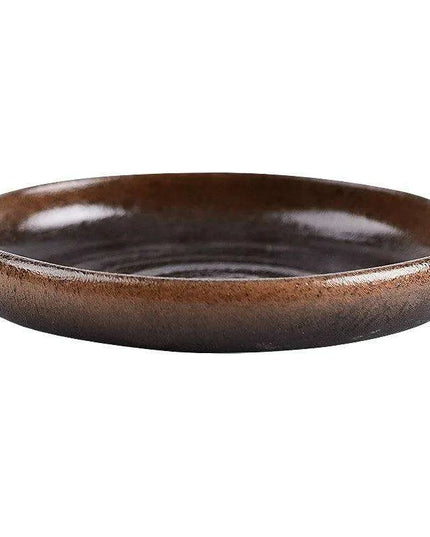 Charming Retro Japanese Stoneware Tableware Set: Ideal Bowls and Plates for Noodles, Soups, and Desserts