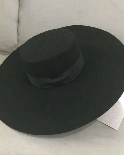 Sophisticated Wool Fedora Hat with Bow