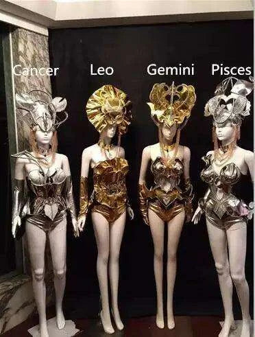 Zodiac-Themed Women's Cosmic Battle Attire