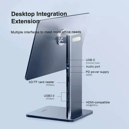 Hagibis Magnetic iPad Stand with USB-C Hub - Enhance Your Tablet Setup - Très Elite