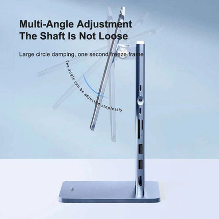 Hagibis Magnetic iPad Stand with USB-C Hub - Enhance Your Tablet Setup - Très Elite