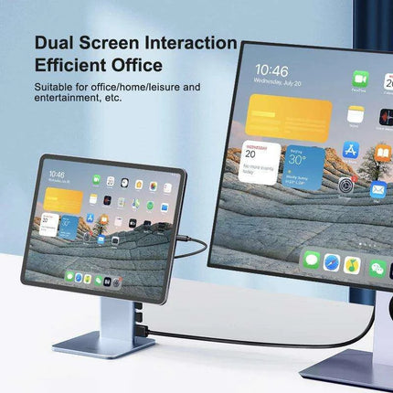 Hagibis Magnetic iPad Stand with USB-C Hub - Enhance Your Tablet Setup - Très Elite