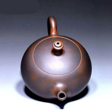 Handcrafted 220ml Qinzhou Nixing Purple Clay Teapot and Kettle Set for Authentic Chinese Tea Rituals - Très Elite