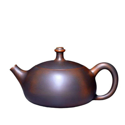 Handcrafted 220ml Qinzhou Nixing Purple Clay Teapot and Kettle Set for Authentic Chinese Tea Rituals - Très Elite