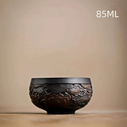 Handcrafted 85ML Jianshui Purple Pottery Tea Set..