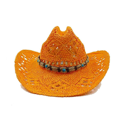 Handcrafted Cowboy Hat with Wild West Flair - Ideal for Outdoor Excursions - Très Elite