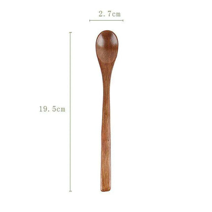 Handcrafted Eco-Friendly Japanese Wooden Spoon - Essential Tool for Soups, Rice, and Desserts - Très Elite
