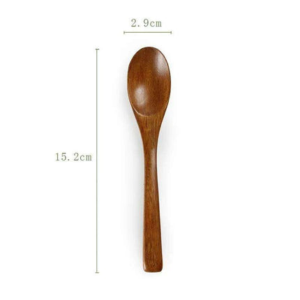 Handcrafted Eco-Friendly Japanese Wooden Spoon - Essential Tool for Soups, Rice, and Desserts - Très Elite