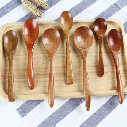 Handcrafted Eco-Friendly Japanese Wooden Spoon - Essential Tool for Soups, Rice, and Desserts - Très Elite