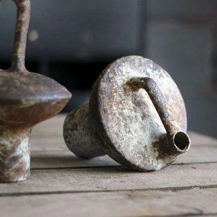 Charming Rustic Ceramic Vase Set - Handcrafted Farmhouse Decor