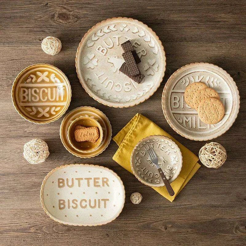 Handcrafted Japanese Ceramic Dessert Plates - A Touch of Timeless Elegance for Your Dining Experience - Très Elite