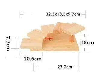 Handcrafted Pine Wood Sushi Boat - Elevate Your Japanese Dining Experience- Très Elite- Très Elite