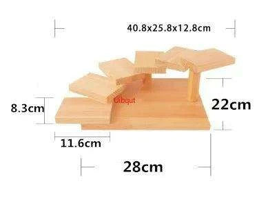 Handcrafted Pine Wood Sushi Boat - Elevate Your Japanese Dining Experience- Très Elite- Très Elite