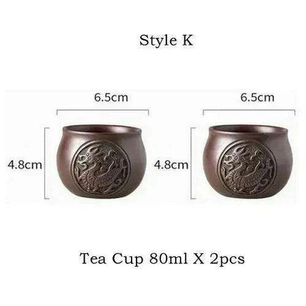 Handcrafted Purple Clay Teapot - Authentic - Très Elite
