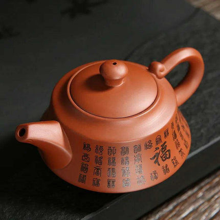 Handcrafted Purple Clay Teapot - Authentic - Très Elite