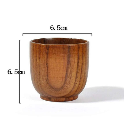 Handcrafted Rustic Spruce Wood Mug - Stylish Natural Drinkware for All Beverages - Très Elite
