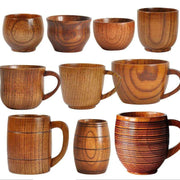 Handcrafted Rustic Spruce Wood Mug - Stylish Natural Drinkware for All Beverages - Très Elite