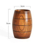 Handcrafted Rustic Spruce Wood Mug - Stylish Natural Drinkware for All Beverages - Très Elite